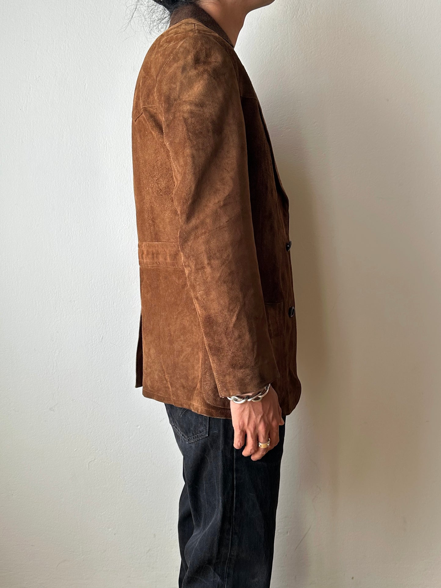 1970s Czechoslovakia Leather suède jacket
