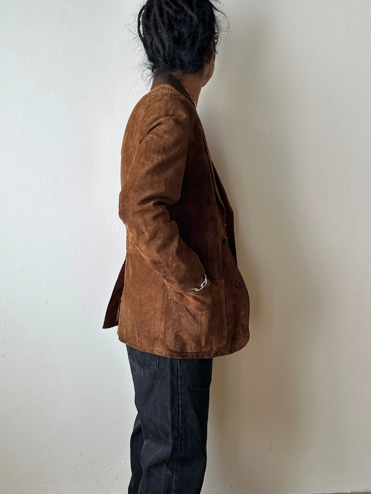 1970s Czechoslovakia Leather suède jacket
