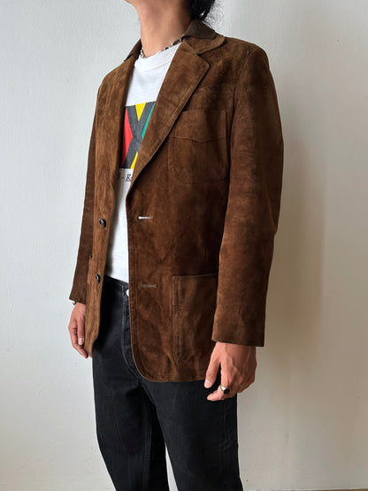 1970s Czechoslovakia Leather suède jacket