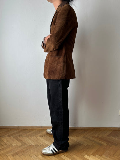 1970s Czechoslovakia Leather suède jacket