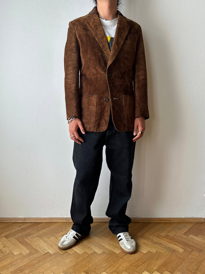1970s Czechoslovakia Leather suède jacket