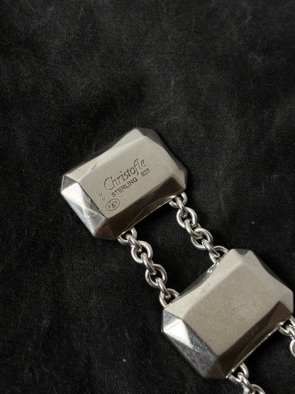 Christofle vintage sterling 925 silver made in Frange bracelet jewellery bijoux bangle accessories 