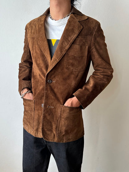 1970s Czechoslovakia Leather suède jacket