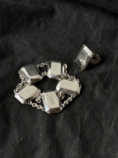 CHRISTOFLE gemstone silver bracelet