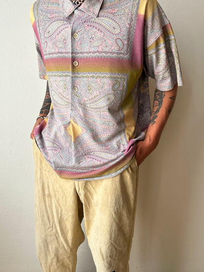 Late 1980s C.P. COMPANY Cotton/Nylon shirt