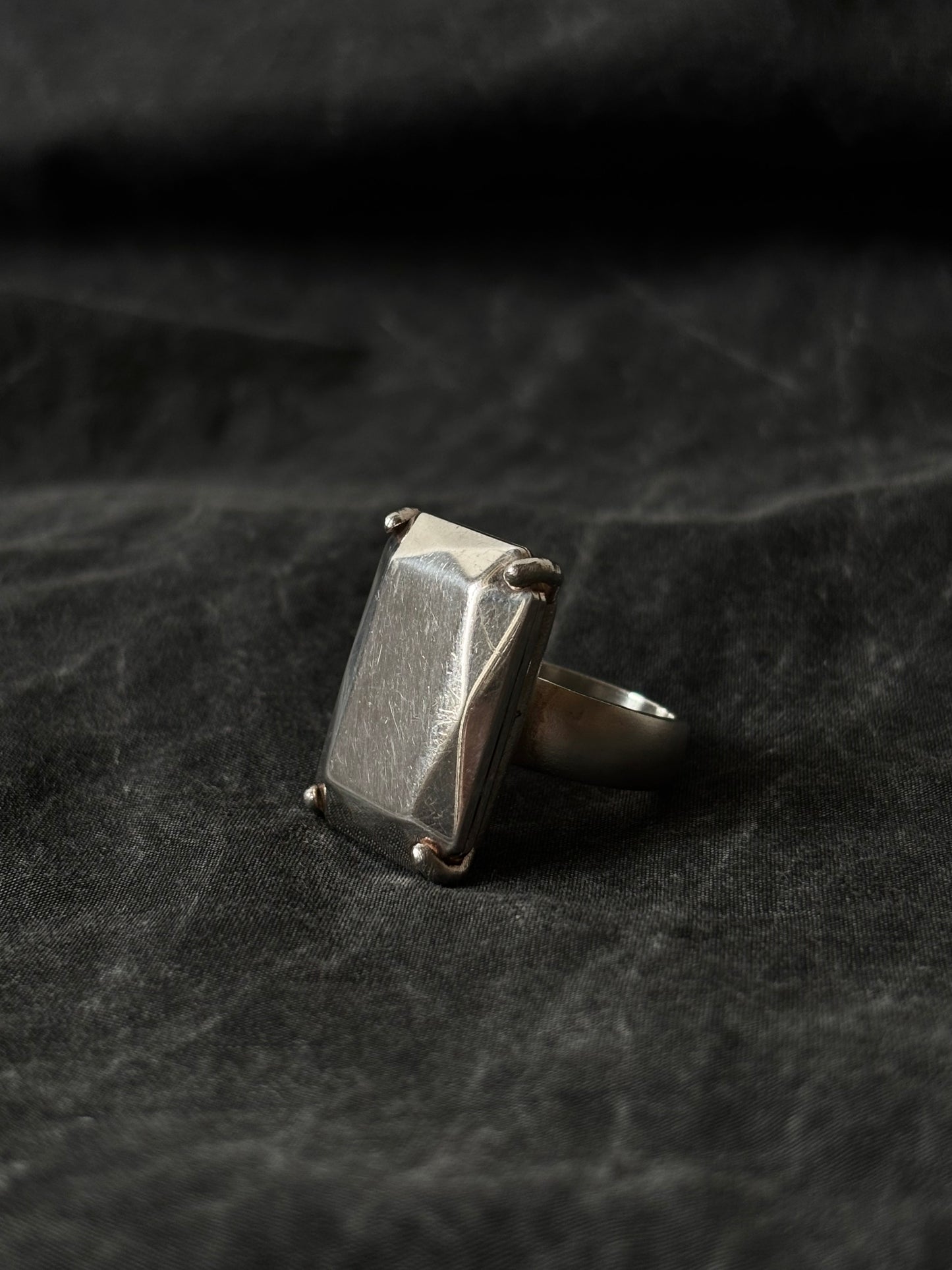 CHRISTOFLE gemstone silver ring