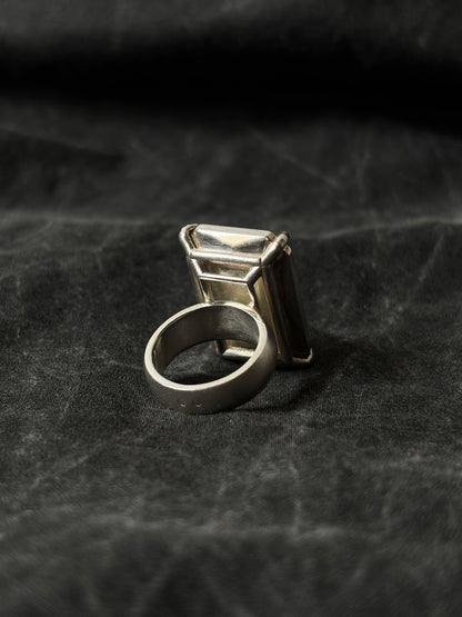 CHRISTOFLE gemstone silver ring