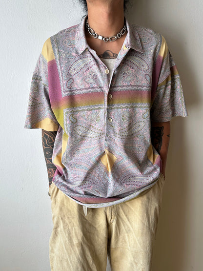 Late 1980s C.P. COMPANY Cotton/Nylon shirt