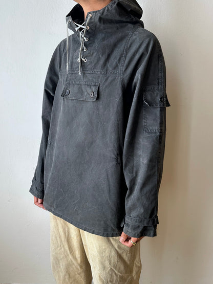 1960s Black cotton smock