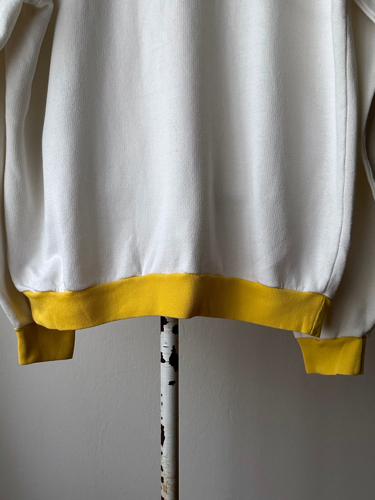 90s 2tone sweat shirt - XL