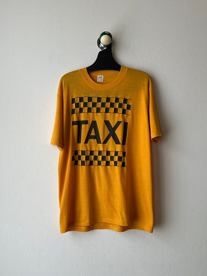 80s Vintage T-shirt Tee Tシャツ ヴィンテージ 80年代 TAXI Toto Praha Vintage clothing store shop Prague プラハ 古着屋