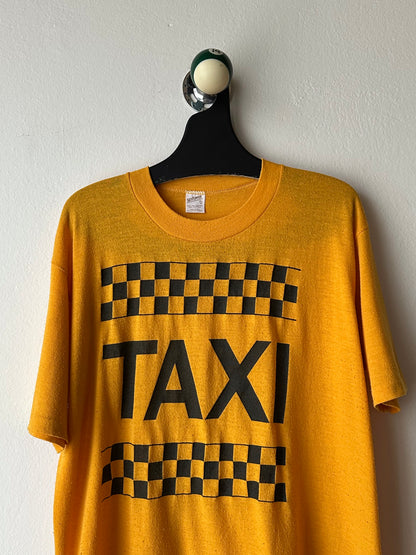 80s Vintage T-shirt Tee Tシャツ ヴィンテージ 80年代 TAXI Toto Praha Vintage clothing store shop Prague プラハ 古着屋
