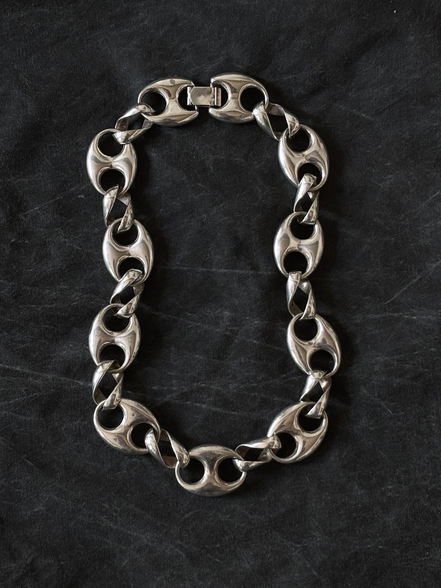 Massive Maliner silver plated necklace