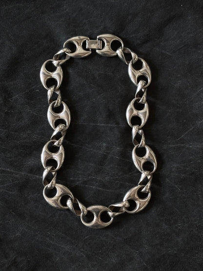 Massive Maliner silver plated necklace