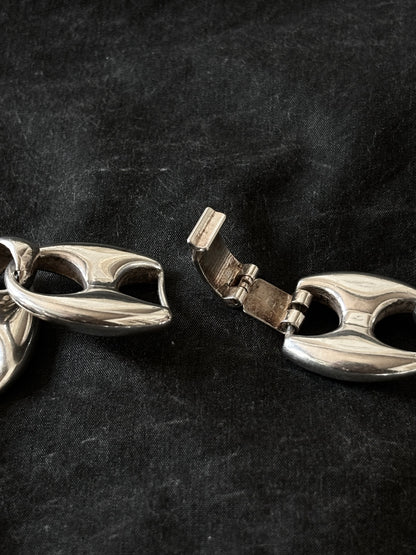 Massive Maliner silver plated necklace