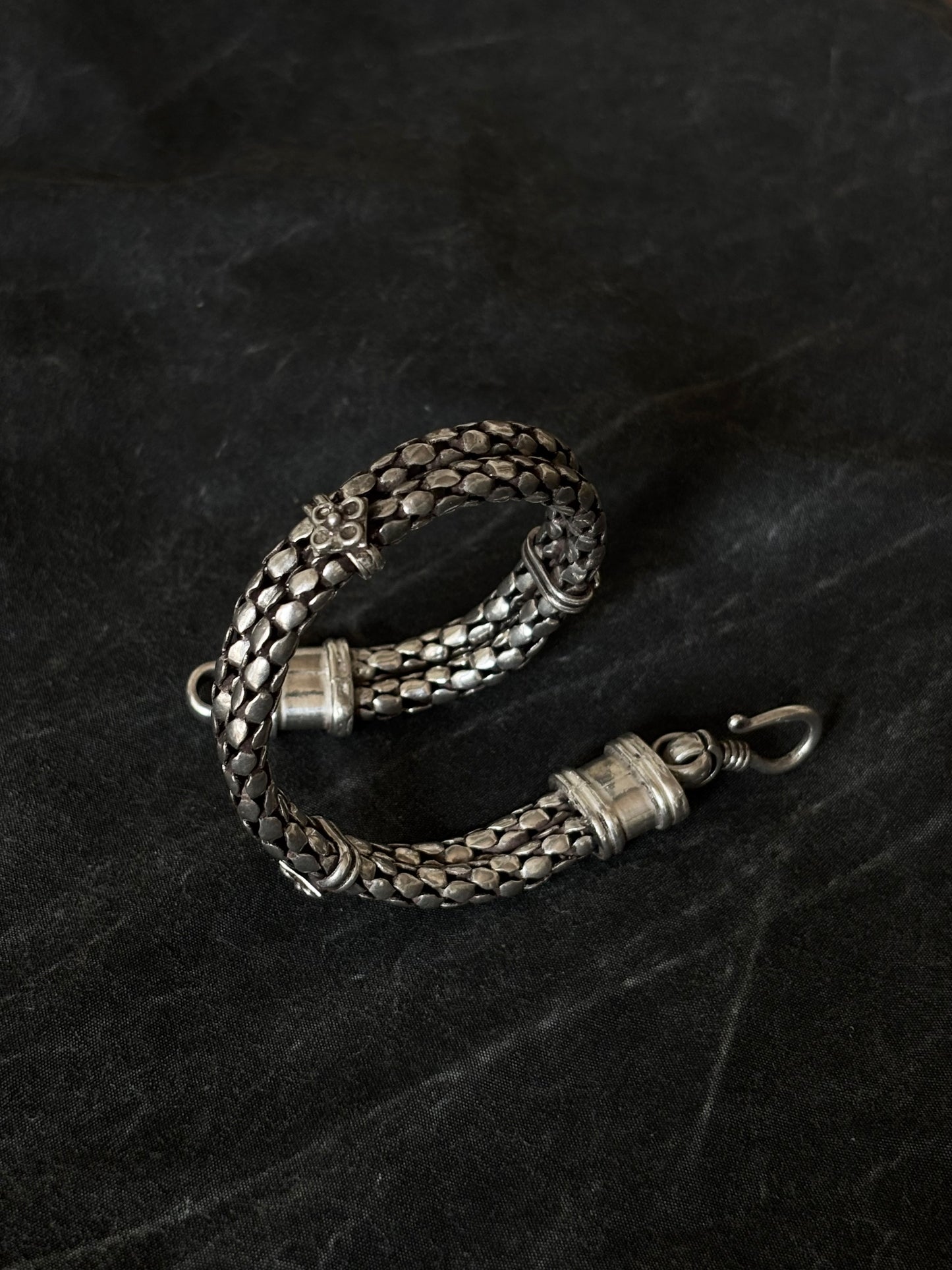925 double serpent craft bracelet