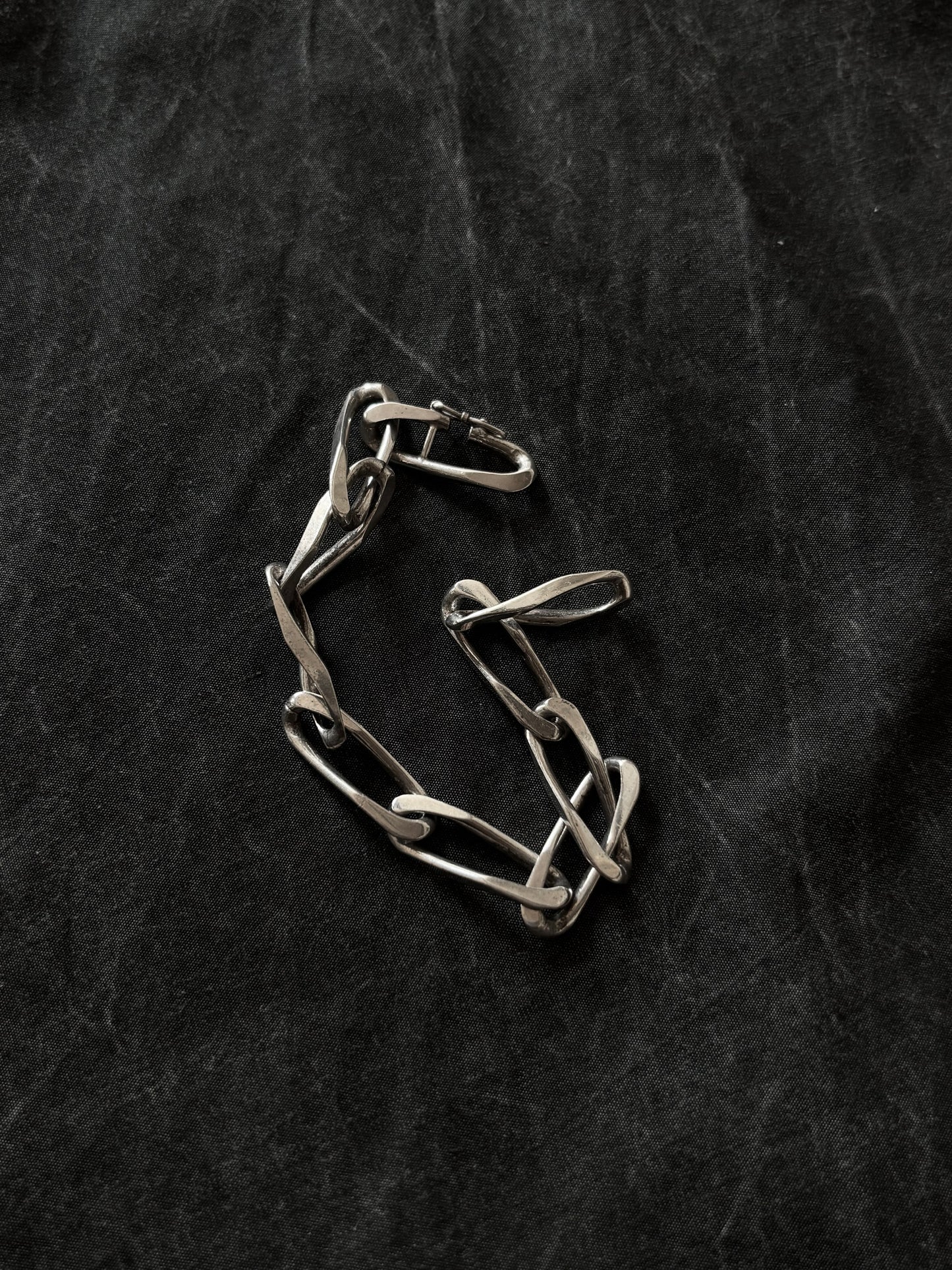 France 925 elongated chain bracelet