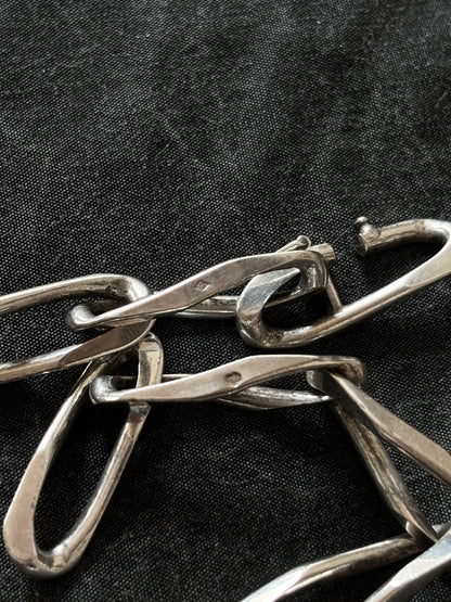 France 925 elongated chain bracelet