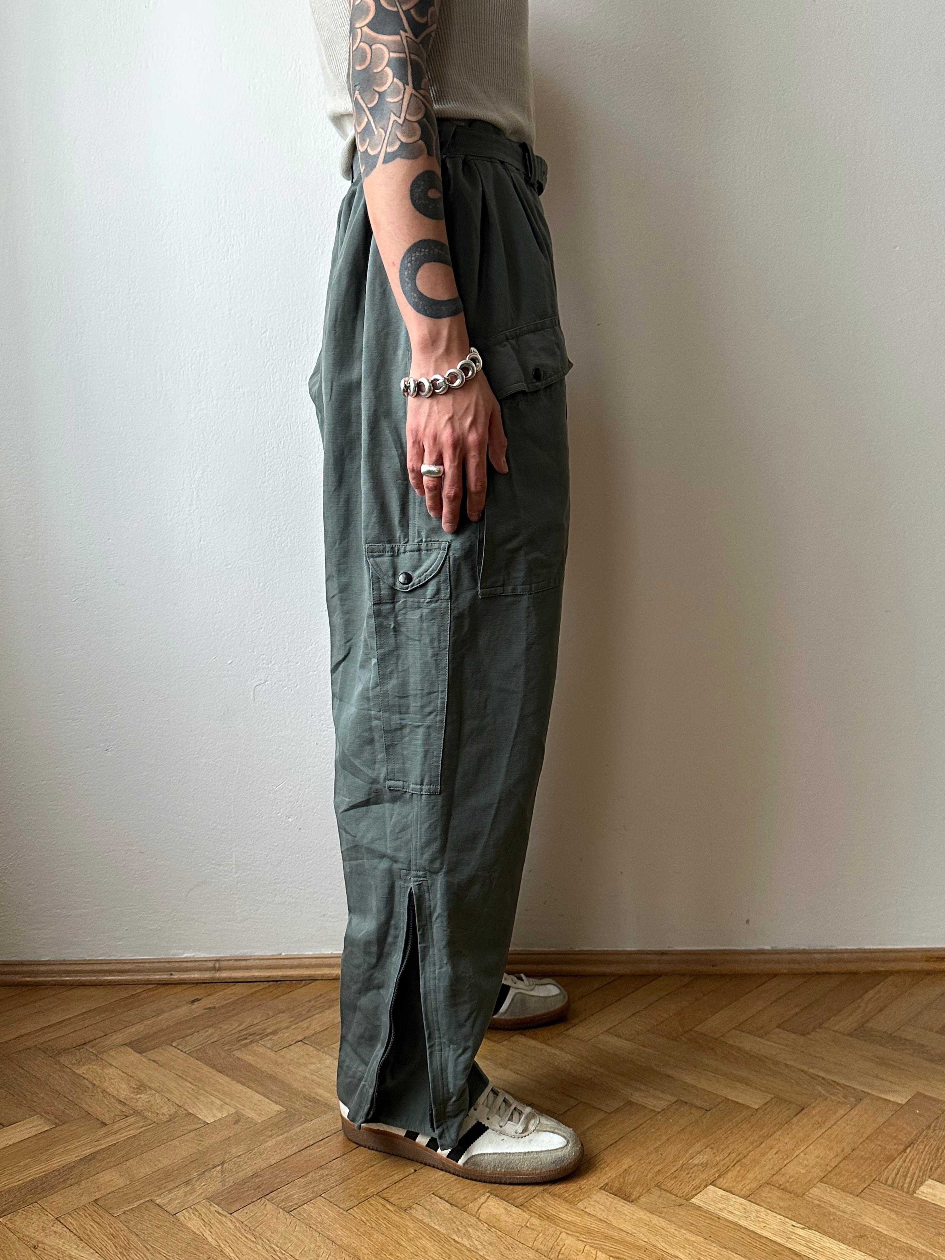 1960s-70s Italian Air Force pilot trousers - ~w38 – TOTO