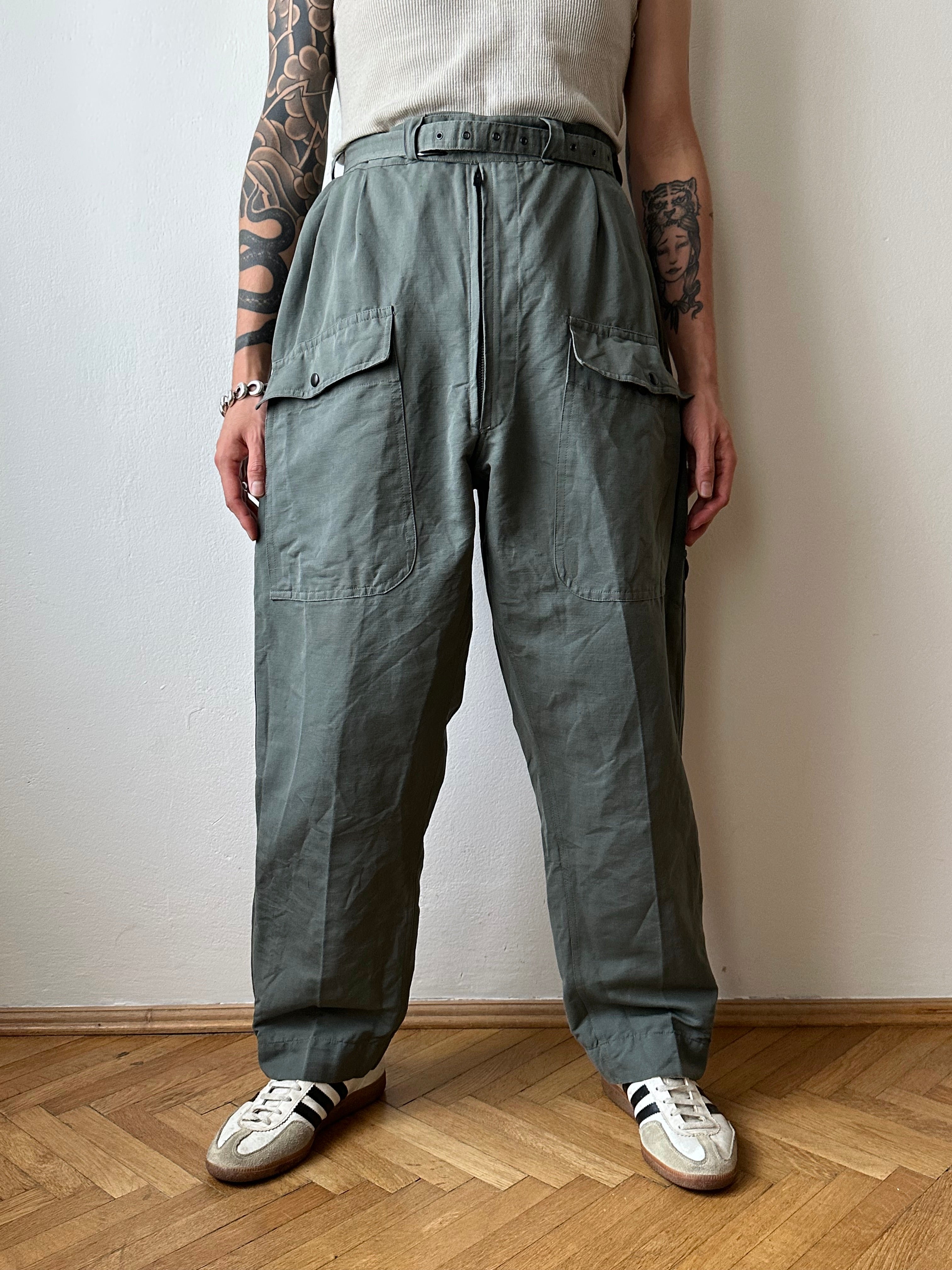 1960s-70s Italian Air Force pilot trousers - ~w38 – TOTO