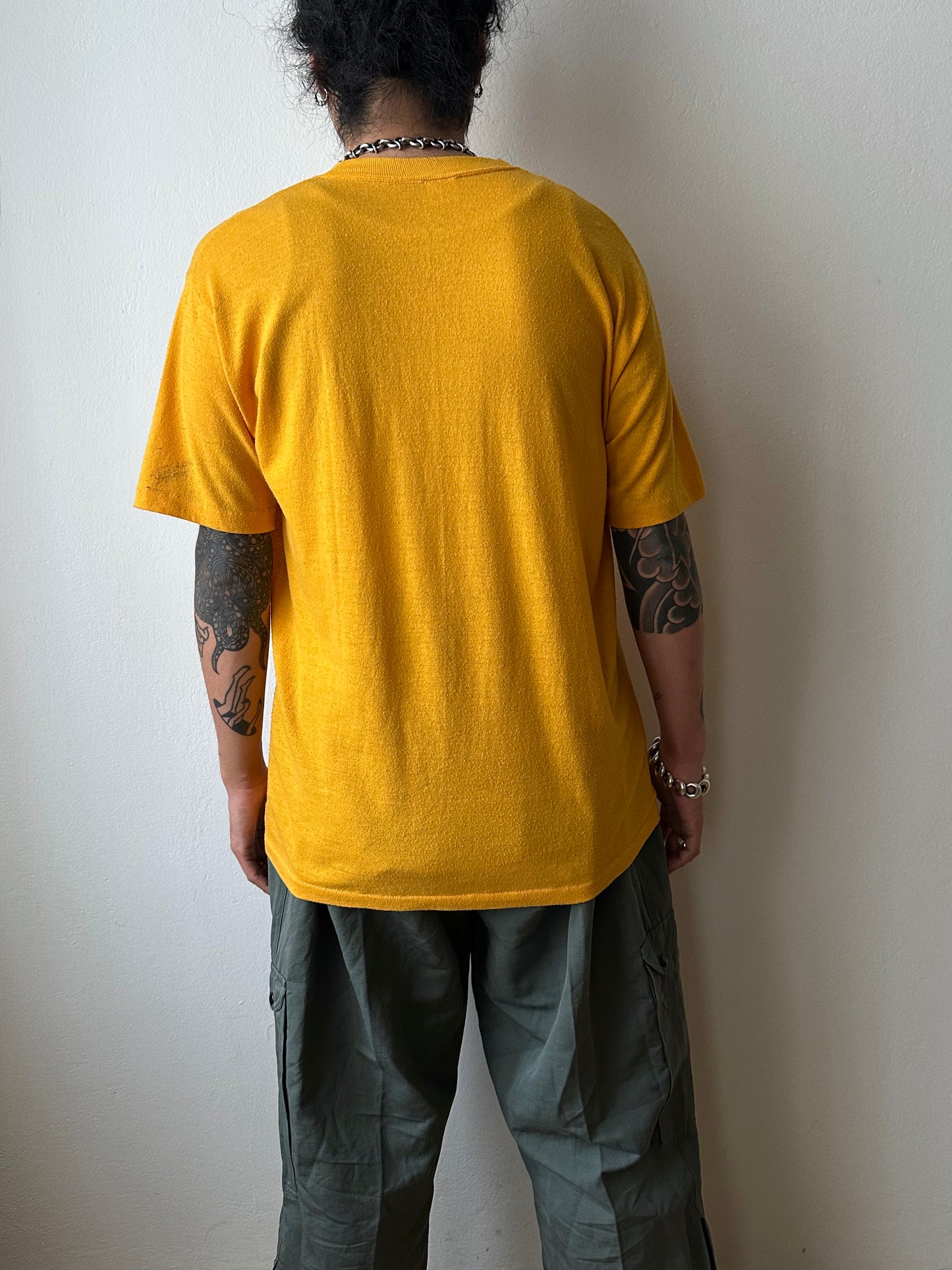 80s Vintage T-shirt Tee Tシャツ ヴィンテージ 80年代 TAXI Toto Praha Vintage clothing store shop Prague プラハ 古着屋