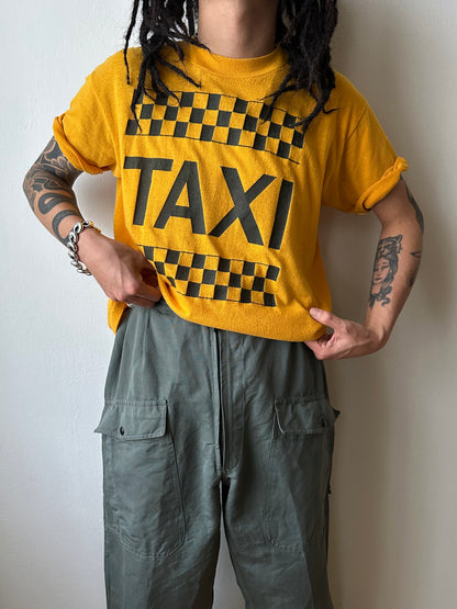 80s Vintage T-shirt Tee Tシャツ ヴィンテージ 80年代 TAXI Toto Praha Vintage clothing store shop Prague プラハ 古着屋