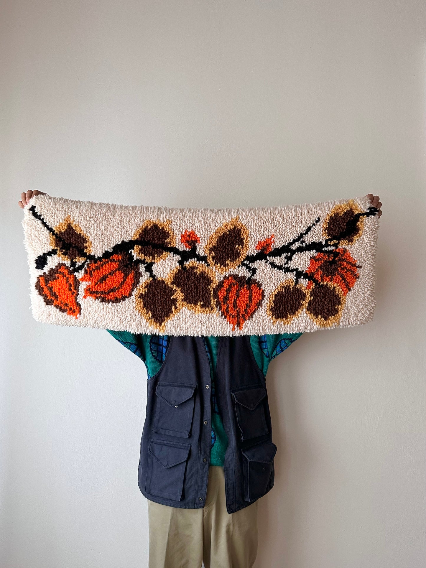 vintage handmade runner rug