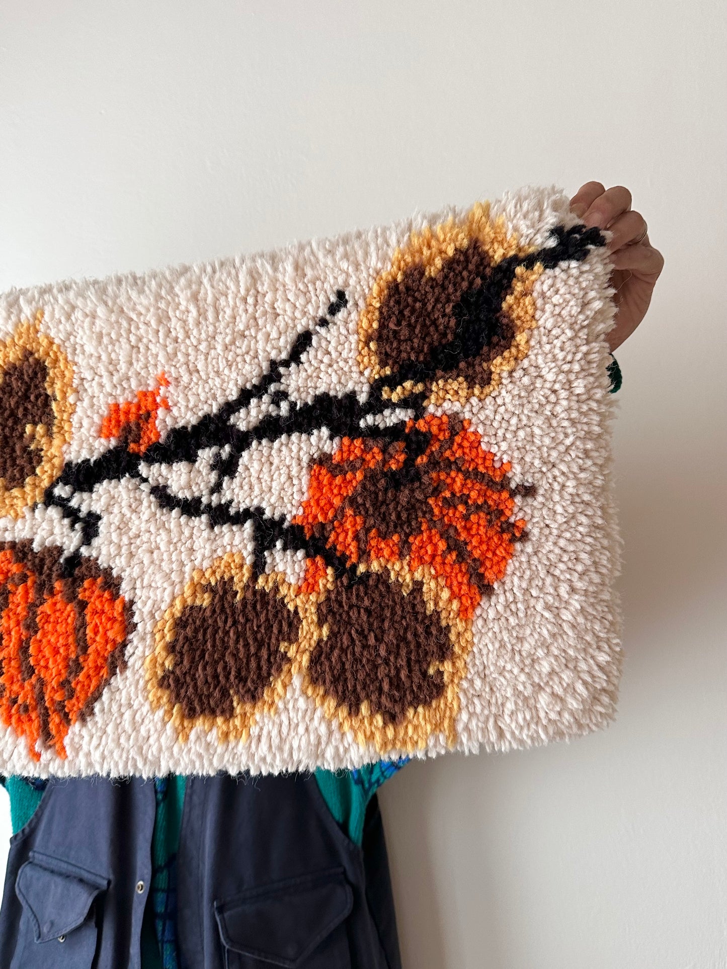 vintage handmade runner rug