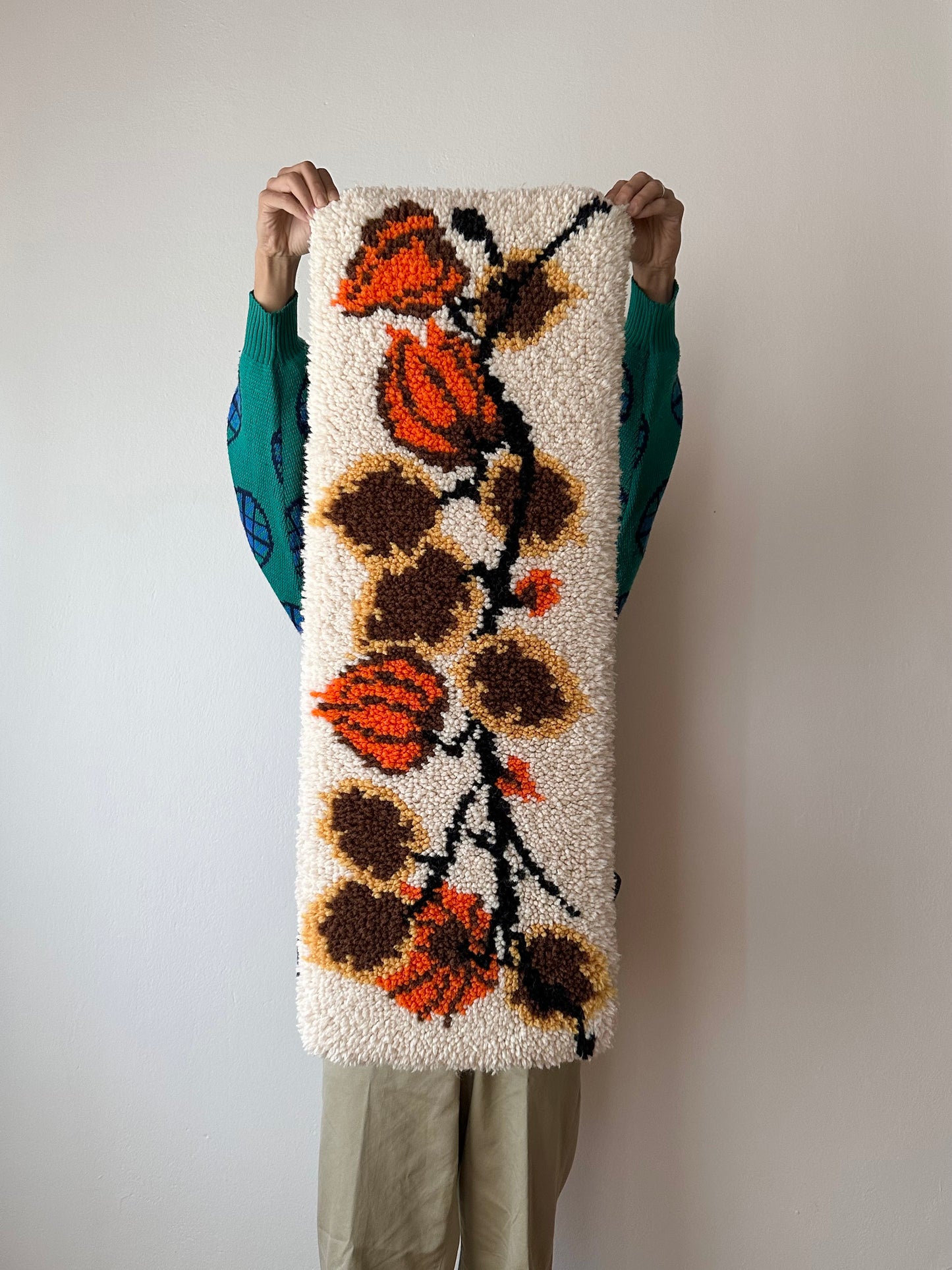 vintage handmade runner rug