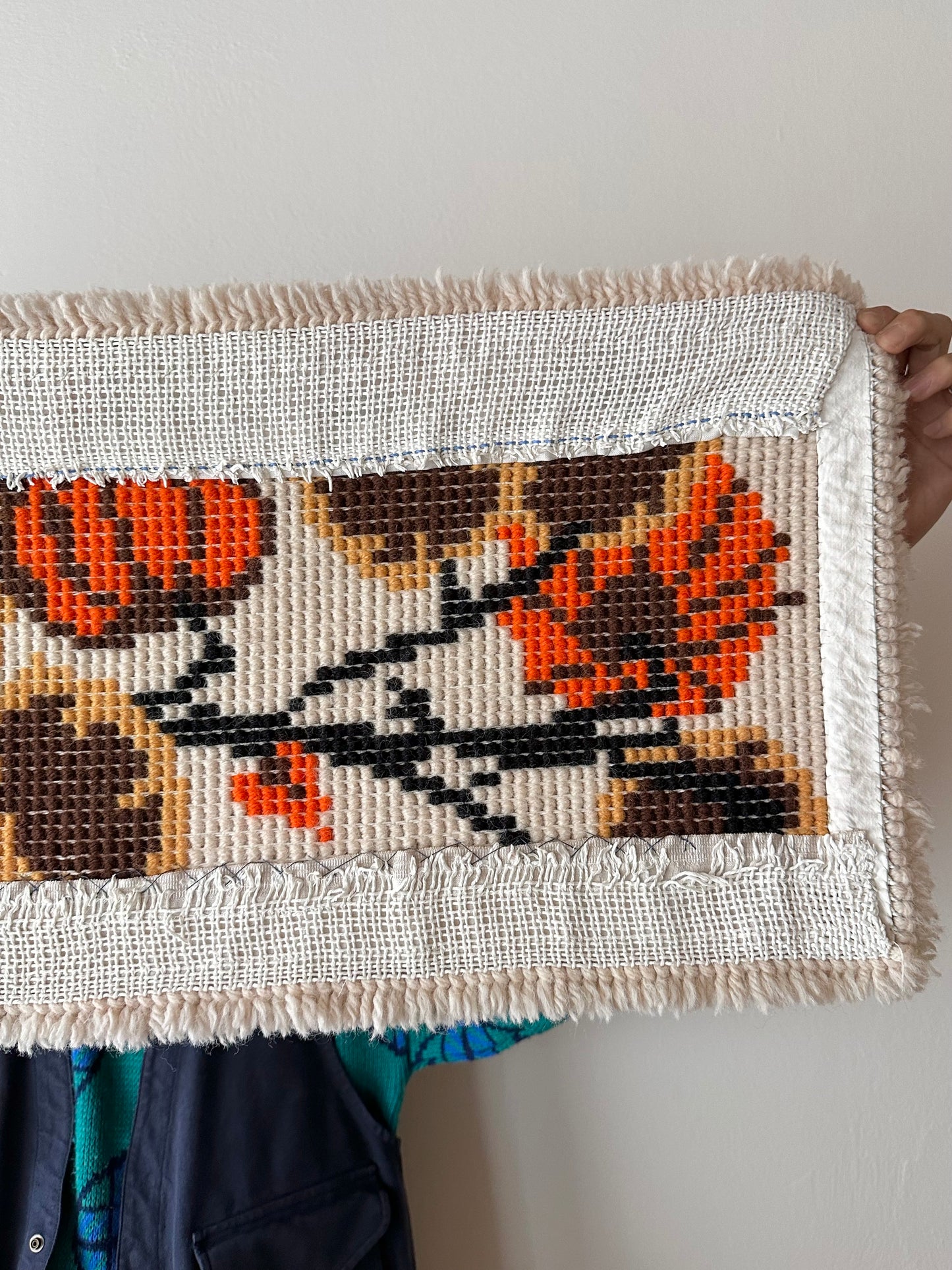 vintage handmade runner rug