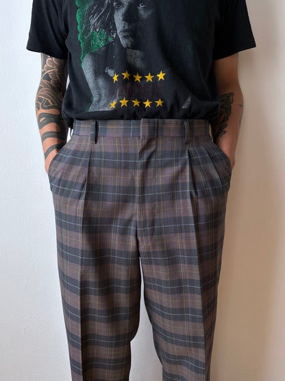 80s Wool/Poly trousers - w31