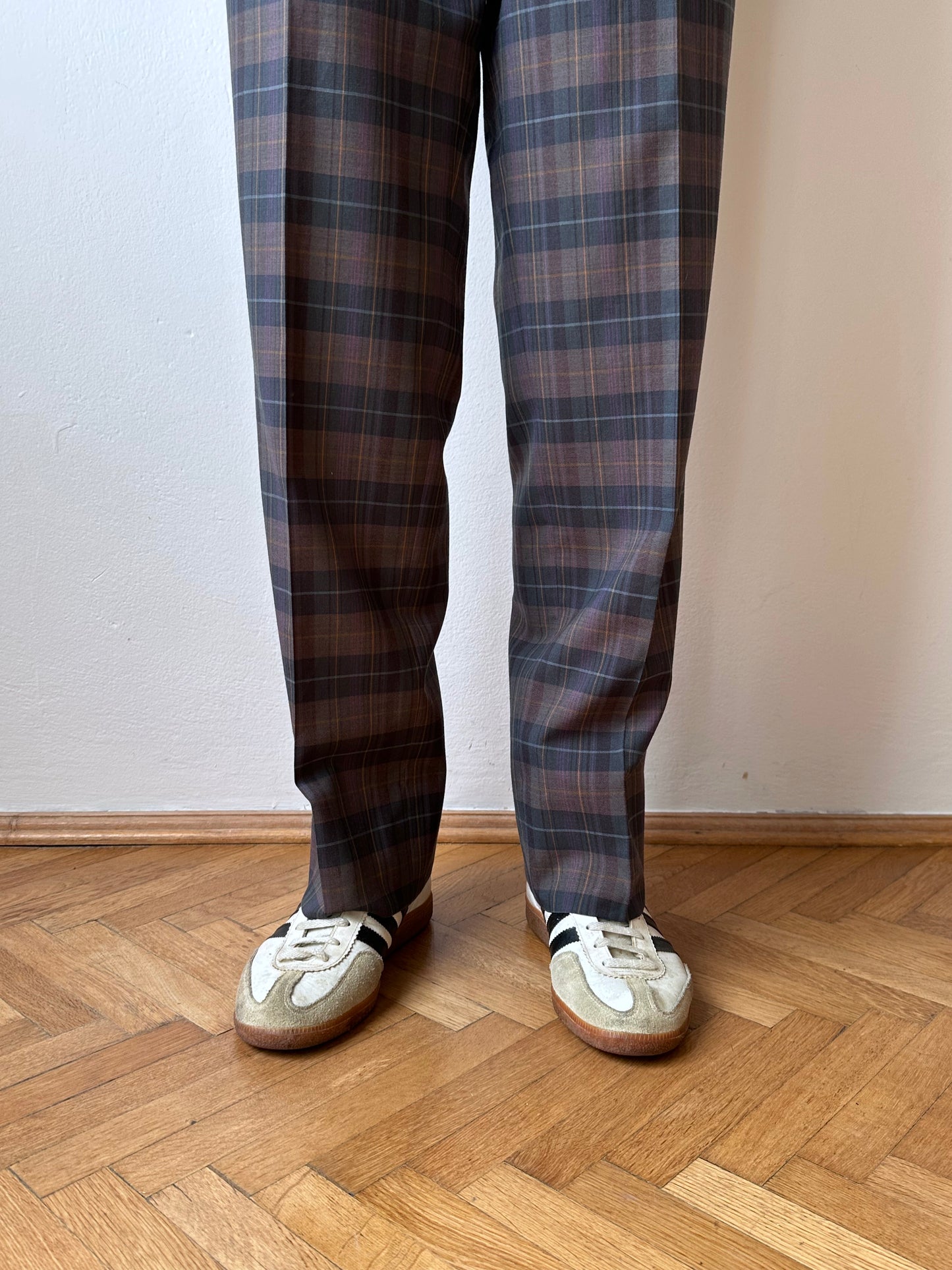 80s Wool/Poly trousers - w31