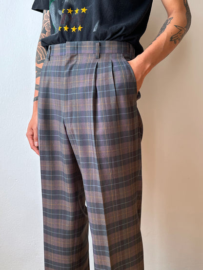 80s Wool/Poly trousers - w31