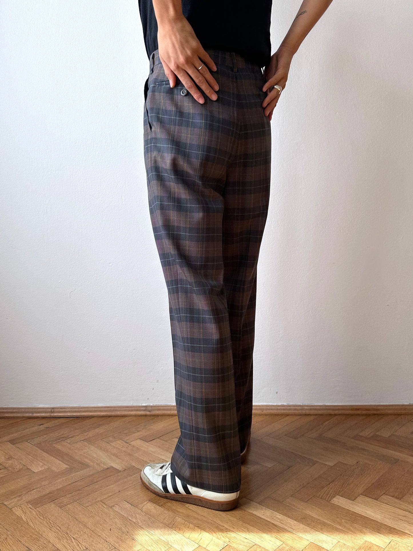 80s Wool/Poly trousers - w31