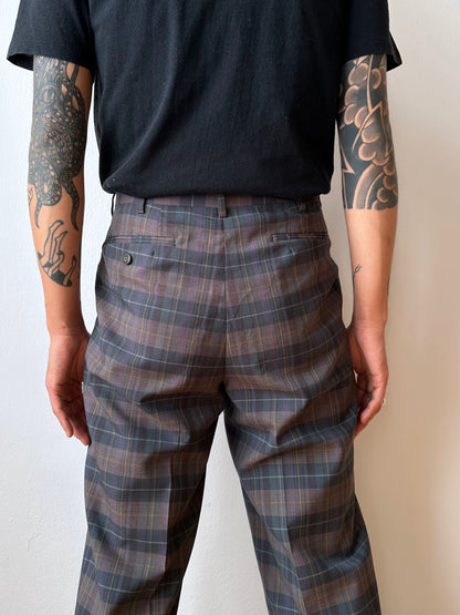 80s Wool/Poly trousers - w31