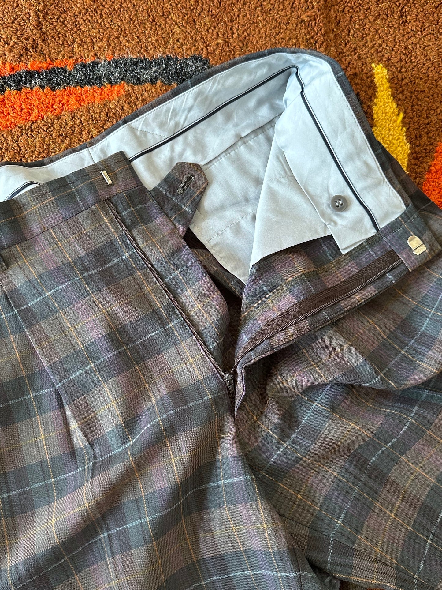 80s Wool/Poly trousers - w31