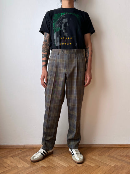 Late 70s-80s Poly trousers - w33