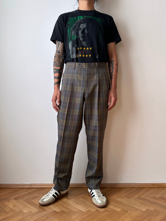 Late 70s-80s Poly trousers - w33