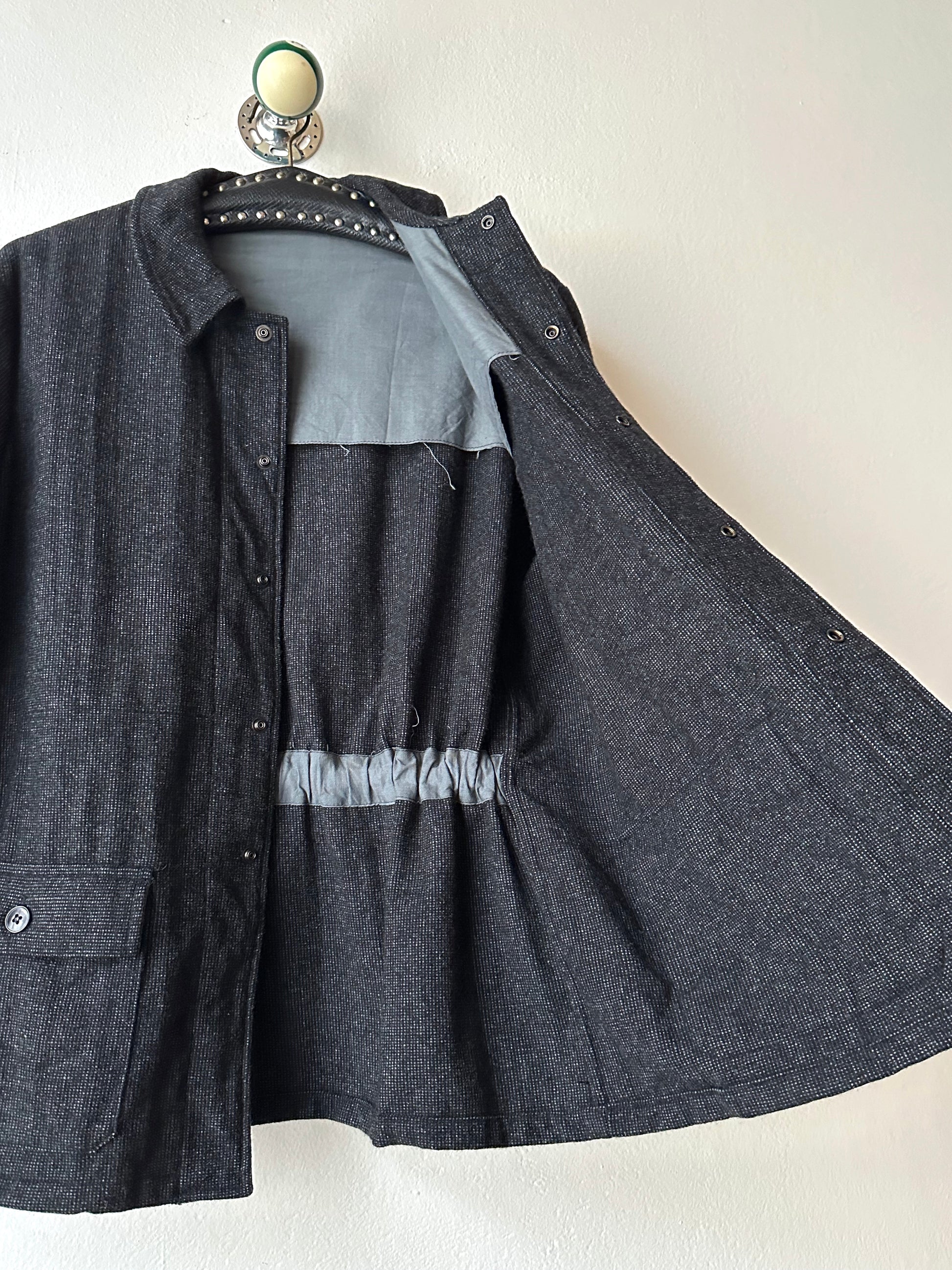 60's French wool work jacket Pascal 60年代 フレンチワーク レア Rare Vintage Antique shop Prague TOTO totototrip Praha store Vintage clothing shop Showroom French work wear Boro ヴィンテージ ユーロワーク ユーロ古着 パスカル 古着卸