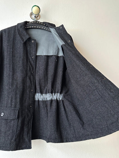 60's French wool work jacket Pascal 60年代 フレンチワーク レア Rare Vintage Antique shop Prague TOTO totototrip Praha store Vintage clothing shop Showroom French work wear Boro ヴィンテージ ユーロワーク ユーロ古着 パスカル 古着卸