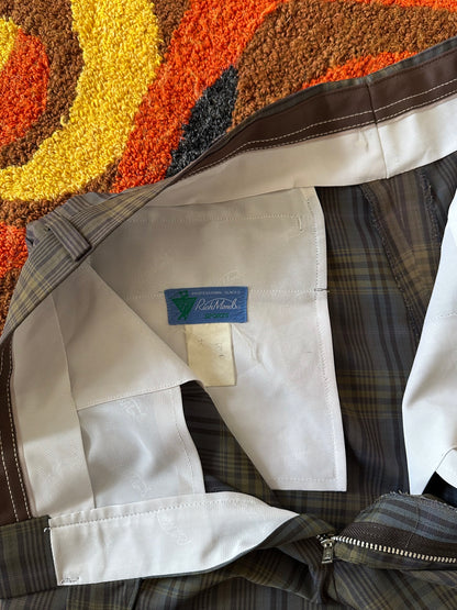 Late 70s-80s Poly trousers - w33