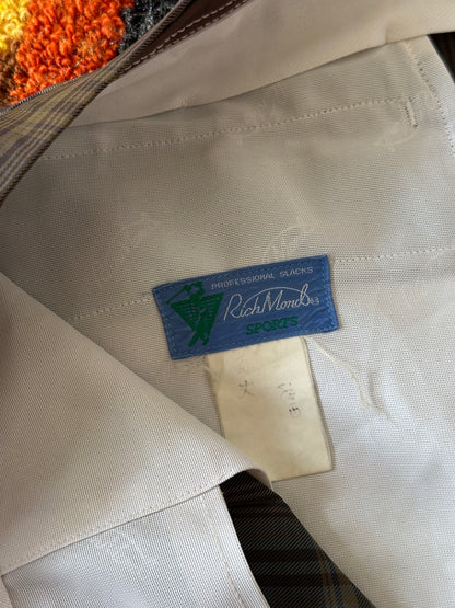 Late 70s-80s Poly trousers - w33