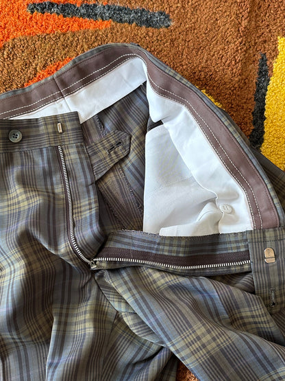 Late 70s-80s Poly trousers - w33
