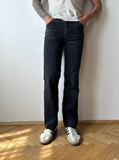 1990s Black Levi's corduroy trousers - w29