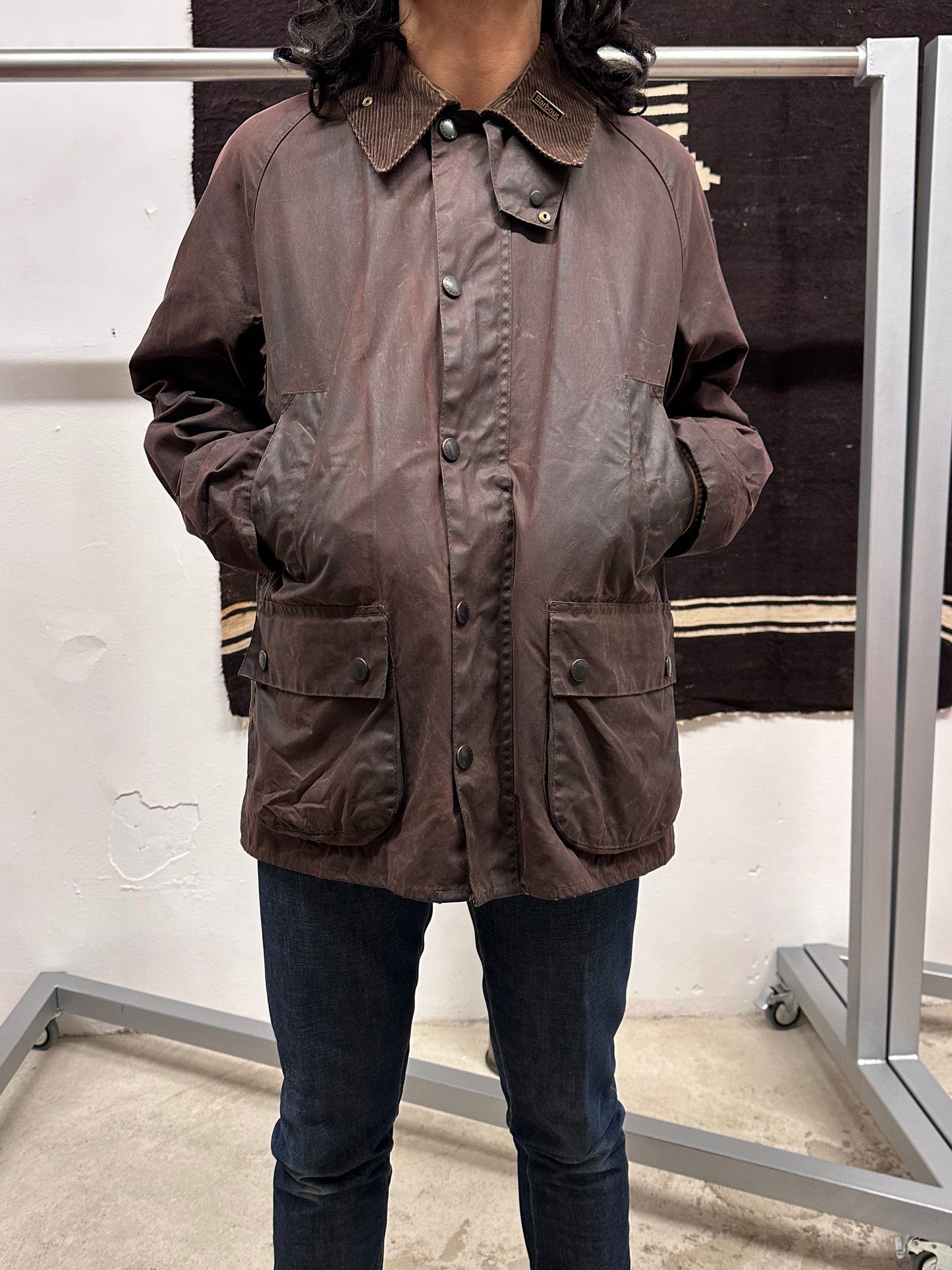 90s Barbour Bedale with liner