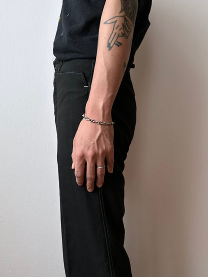 French anchor metal bracelet