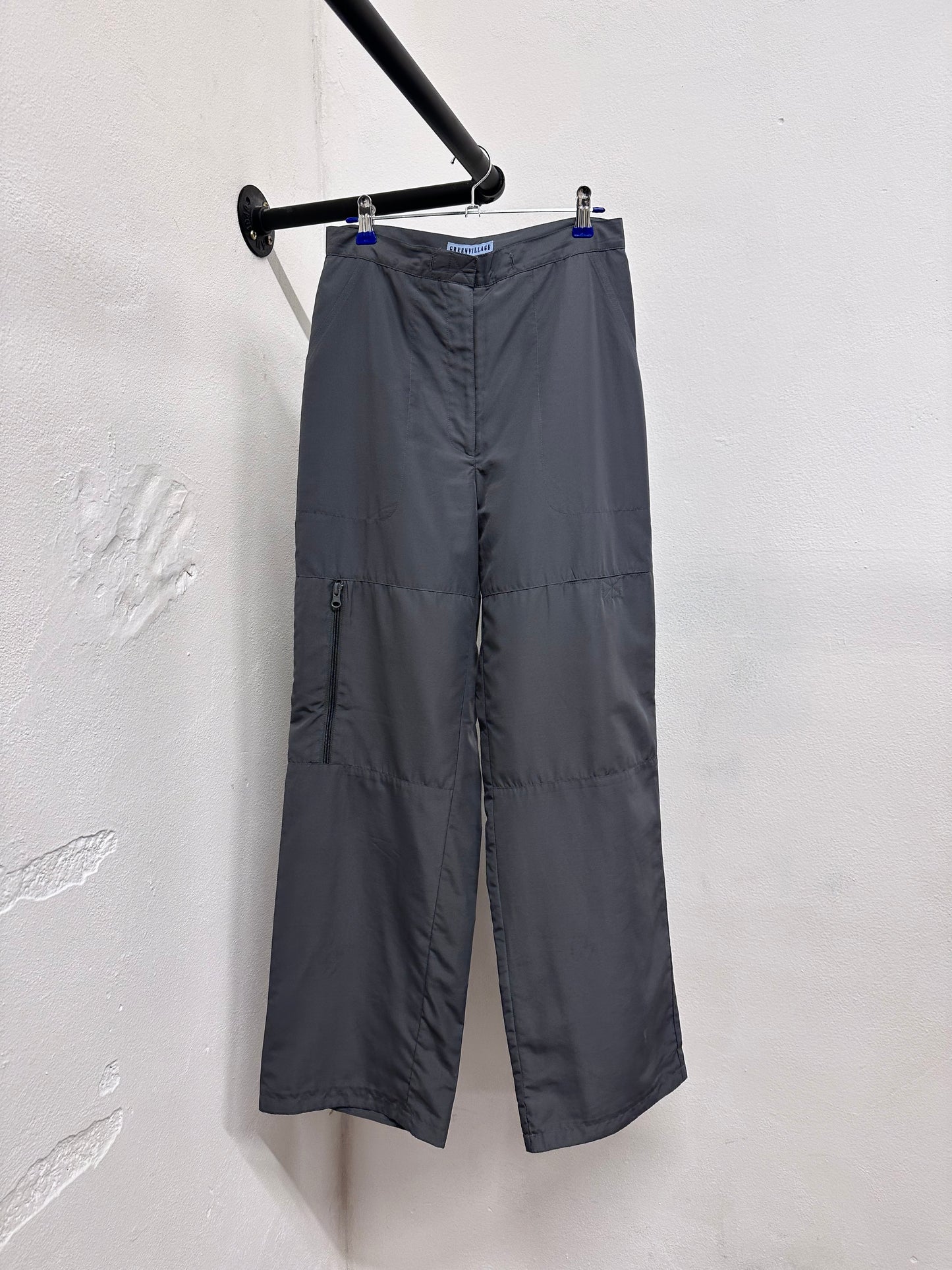 elephant gray unique pockets trouser