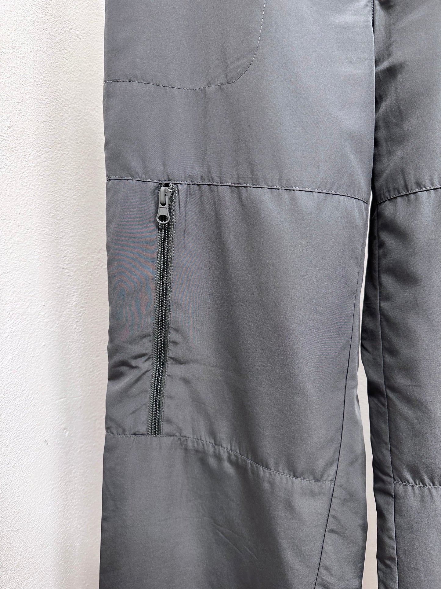 elephant gray unique pockets trouser