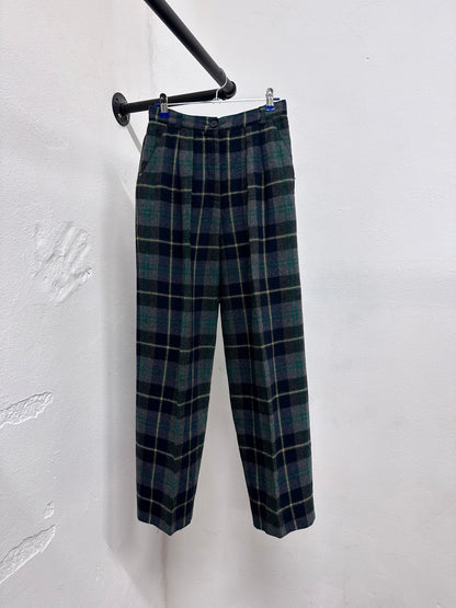 80s Italy pennyblack plaid trouser
