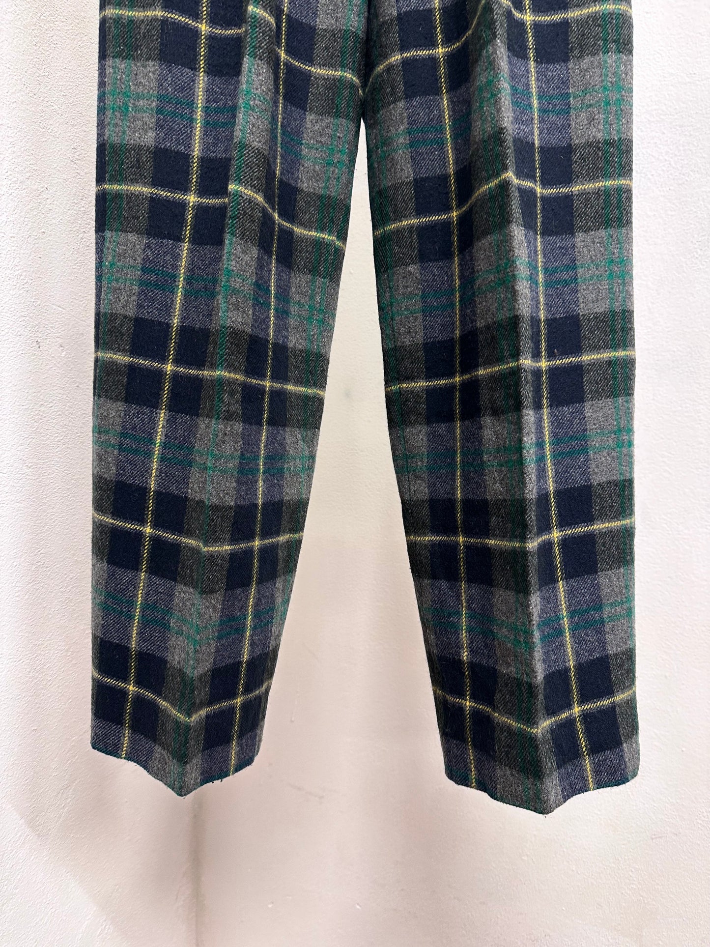80s Italy pennyblack plaid trouser